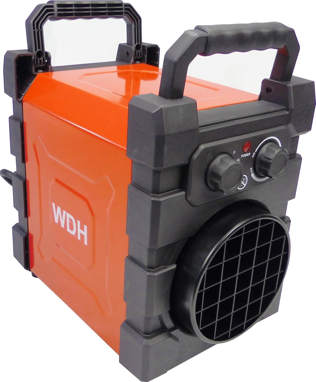 Aktobis Professionele bouwplaatsverwarming ventilatorkachel WDH-BGP03Pro met spatwaterbescherming (IP24) en een verwarmingscapaciteit van 3.000 watt (3 kW) !
