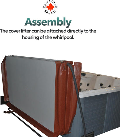 CANADIAN SPA CO. Bottom Mount Cover Lifter, hot tub cover lifter, hefinrichting voor hot tub cover