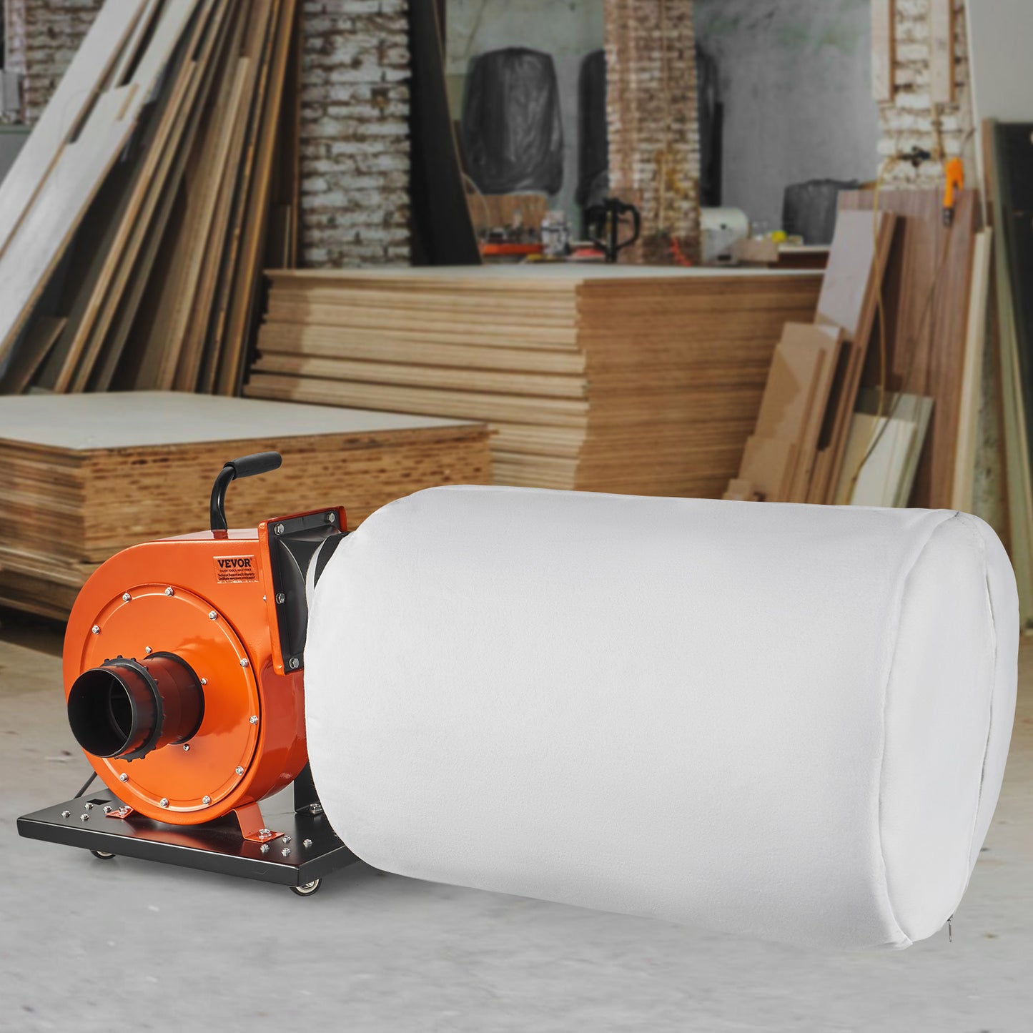 Professionele Stofafzuiger – Stofcollector – Stofzuiger – Houtstofzuiger – Werkplaatsstofzuiger – 1PK Motor – 21 Gallon Stofzak