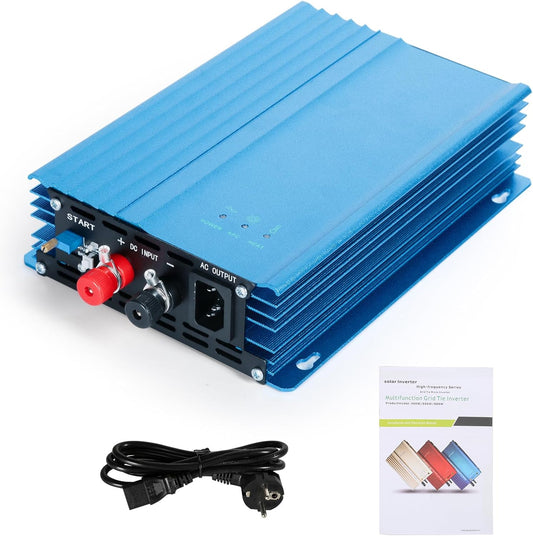 Omvormer op zonne-energie, aangesloten op het netwerk, 500 W, Mppt Grid, Tie micro-omvormer op zonne-energie aangesloten op het netwerk voor zonnepanelen en batterijen 12 V, micro-omvormer op