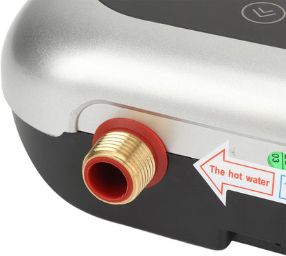 9KW Elektrische Tankless Doorstroomverwarmer, Automatische Constante Temperatuur Mini-warmwaterverwarmer met Scherm voor Thuiskeuken en Badkamer