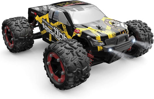 RC Auto – Afstandsbediening Auto – Bestuurbare Auto – Raceauto – Monstertruck – 1:18 Schaal – Brushless Motor – 60 km/h – 4WD – 2 Batterijen – 40 Min Speeltijd - QUORE