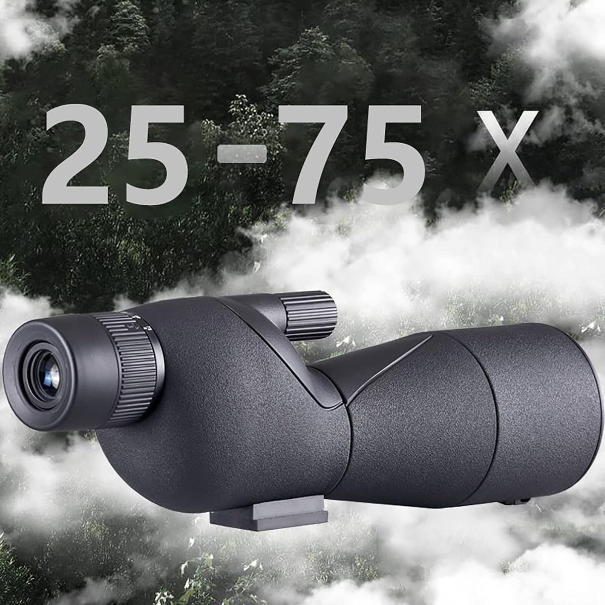 Monoculaire zoom-telescoop, 60 mm oculaire BAK4 HD astronomie telescoop met adapter en driepod-telescoop voor verrekijker, volwassenen, vogelobservatie, astronomie, landschapsfotografie