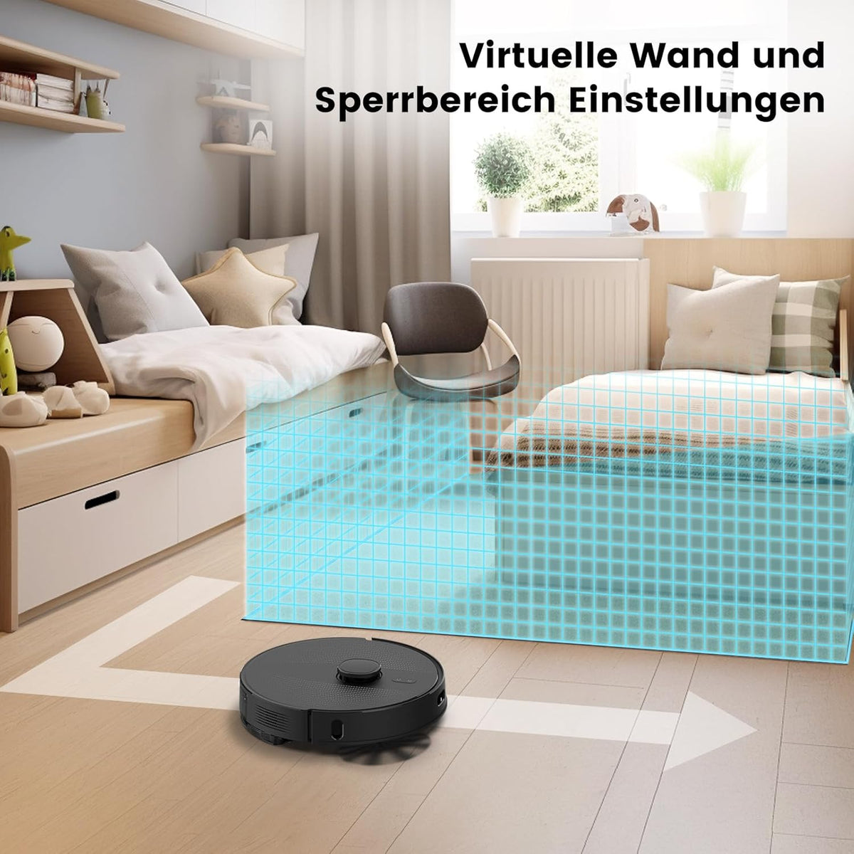 Robotstofzuiger – Robotstofzuiger Met Dweilfunctie – Stofzuigrobot – Robotstofzuiger Voor Huisdieren – Robotstofzuiger Met Navigatie – LiDAR Navigatie – 180 Minuten Looptijd – 3,5L Stofzak Met Afzuigstation
