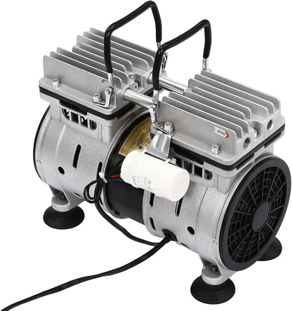 Vacuümpomp – Olievrije Pomp – Laboratoriumpomp – Drukpomp – Vacumeermachine – Krachtige 550W Motor – Compact 27x13x18,3 cm