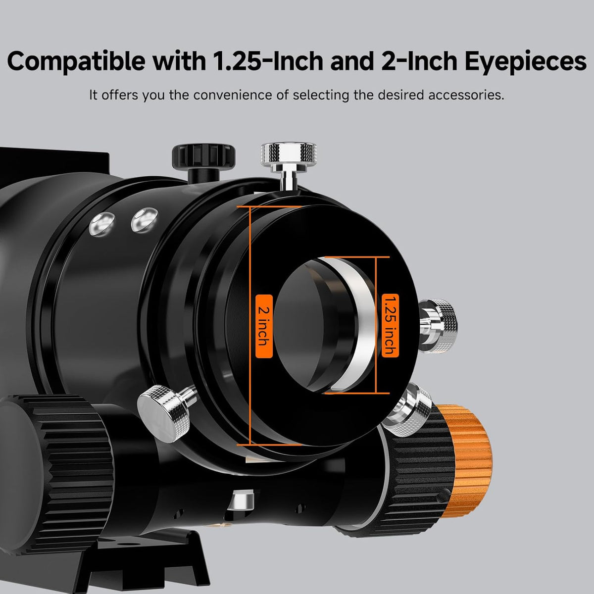 Telescoop – Sterrenkijker – Astronomische Kijker – Refractor – Verrekijker – 70mm ED Lens – Veldcorrector Voor Haarscherpe Astrofotografie