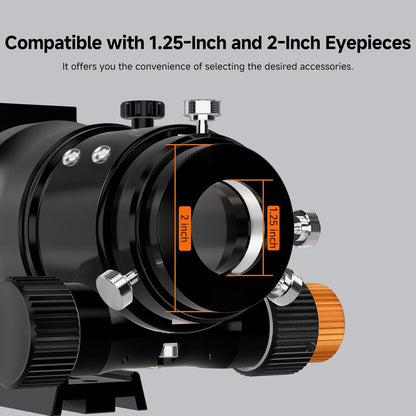 Telescoop – Sterrenkijker – Astronomische Kijker – Refractor – Verrekijker – 70mm ED Lens – Veldcorrector Voor Haarscherpe Astrofotografie