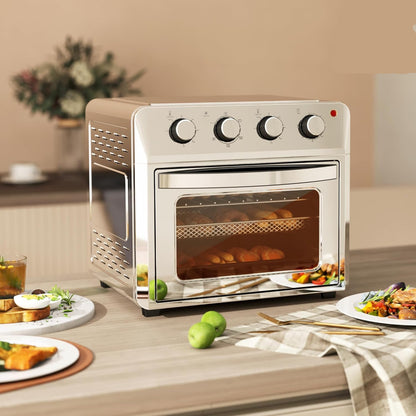 Mini Heteluchtoven – Mini Oven – Convectie Oven – Airfryer – Heteluchtfriteuse – 24 Liter Inhoud – 1600 Watt Vermogen - QUORE
