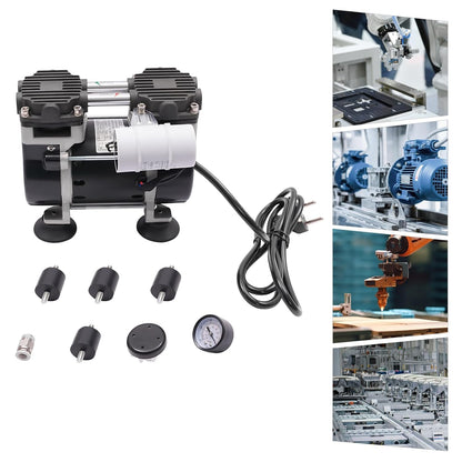 Vacuümpomp – Olievrije Vacuümpomp – Industriële Pompt – Vacuüm Pomp – Elektrische Vacuümpomp – 150W Krachtige Motor – 2 Bar Max Druk