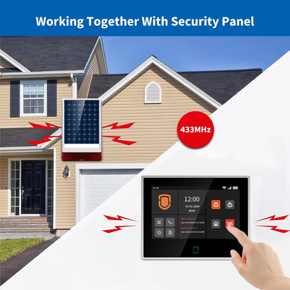 Wolf Guard WT4F-W06 4G + wifi-alarminstallatie, 7 inch touchscreen, 110 dB buitensirene, huisdier-immuunbewegingsmelder, deur-/raamsensor, Tuya Smartlife app, complete systemen
