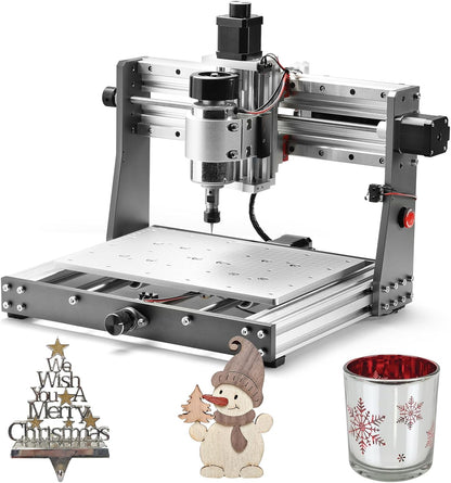 Genmitsu 3020-PRO MAX V2 CNC-freesmachine voor metaalsnijwerk en meer, GRBL-offline bediening, met eindschakelaars en noodstop, effectief XYZ-werkbereik 300 x 205 x 78 mm