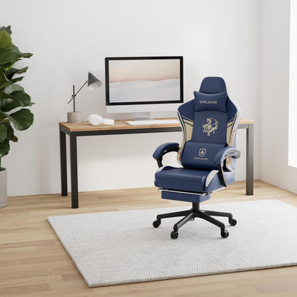 Gamingstoel – Gamestoel – Gaming Chair – Game Stoel – Bureaustoel – Bluetooth Speakers – Verstelbare Rugleuning Tot 150°