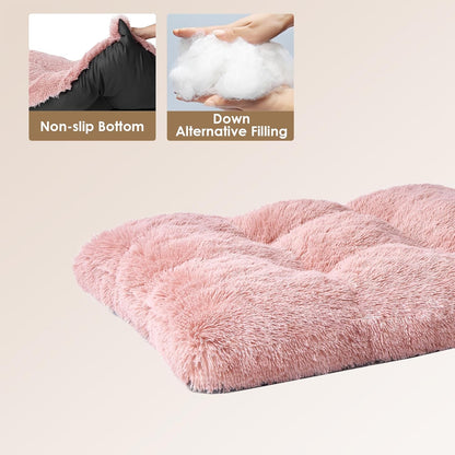 Hondenbed – Hondenkussen – Hondenmand – Huisdierenbed – XL Hondenmat – Extra Groot 105x70 cm – Zacht Pluche – Anti-Slip & Wasbaar