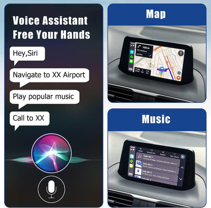 Draadloze CarPlay Retrofit Kit – Apple CarPlay Adapter – Infotainment Upgrade – Smart Carplay Interface – OEM USB Hub Vervanger – Snelle Draadloze Verbinding – Originele Stuurbediening Compatibel