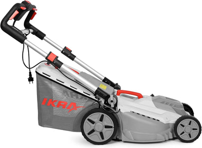 IKRA Elektrische Grasmaaier IERM 2043 T, 2000W, maaihoogte 30-75mm, maaibreedte 43cm, incl. reservemes & mulchkit