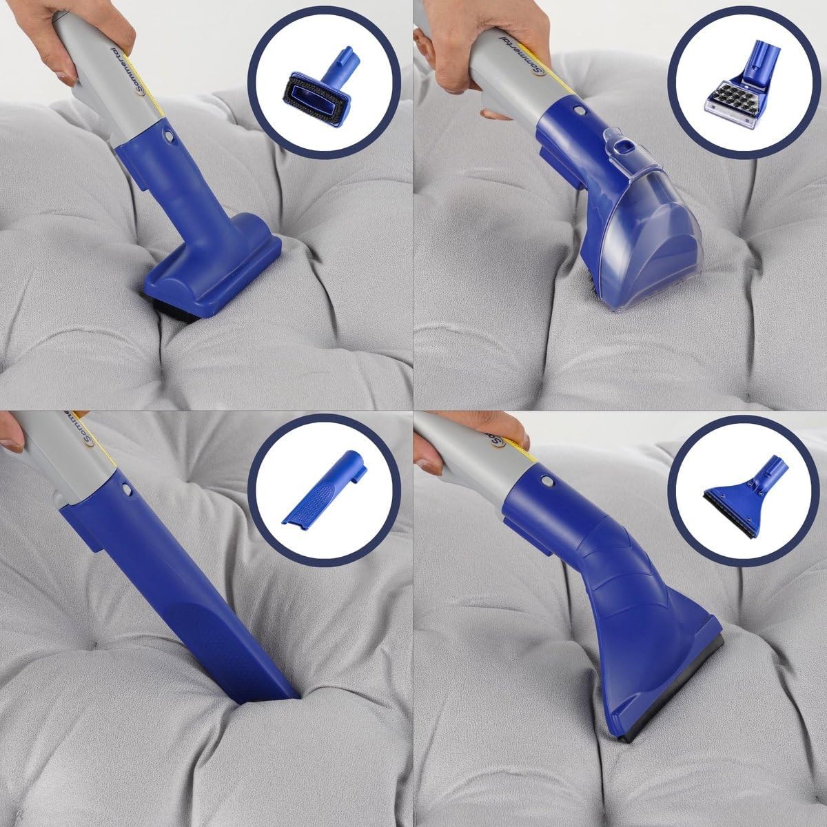 MultiCleaner 5-in-1 Reinigingsapparaat – Stofzuiger – Tapijtreiniger – Dierenhaar Verwijderaar – Auto Interieur Zuiger – 450W Krachtige Eco Motor – Zelfreinigend Opzetstuk