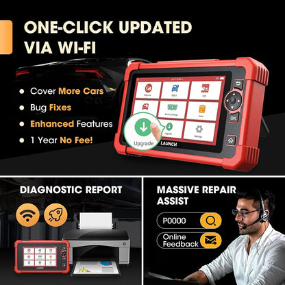 LAUNCH Lanceer CRP919X OBD2 Auto Diagnostics, Bidirectional Scan, All Car Diagnoses Systems, Recovery Service 31+, IMMO, FD/DOIP CAN, 2 jaar gratis update