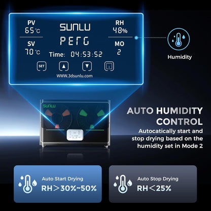 Filamentdroger – Filamentbak – Droogbox – Filamentopslag – 3D Filamentdroger – Automatische Vochtigheidsregeling – Snelle Verwarming 350W