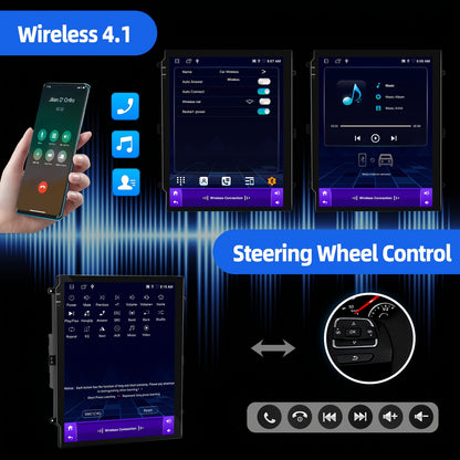Android 15 Autoradio – Multimedia Systeem – 2-DIN Head Unit – Touchscreen Radio – Navigatiesysteem – Ford Focus MK3 (2012-2018) – 9,7 Inch HD Display – Draadloze Connectiviteit