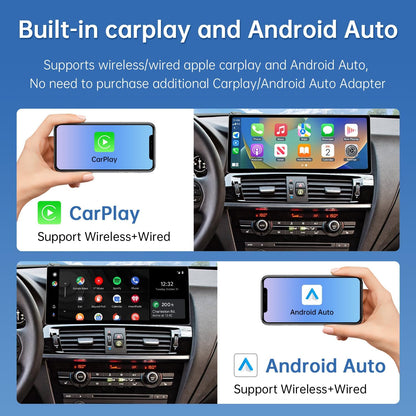 <font dir="auto" style="vertical-align: inherit;"><font dir="auto" style="vertical-align: inherit;">        Road Top CarPlay Screen, 12.3 inch Car Radio Touchscreen for BMW X3 X4 Series F25/F26 with NBT System (2013-2016 Year), Car Stereo with Narrow Beze