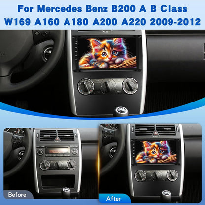 Android Autoradio – Multimedia Systeem – Navigatie Radio – Touchscreen Headunit – 9 Inch IPS Display – Draadloze CarPlay & Android Auto – 2GB RAM 64GB Opslag