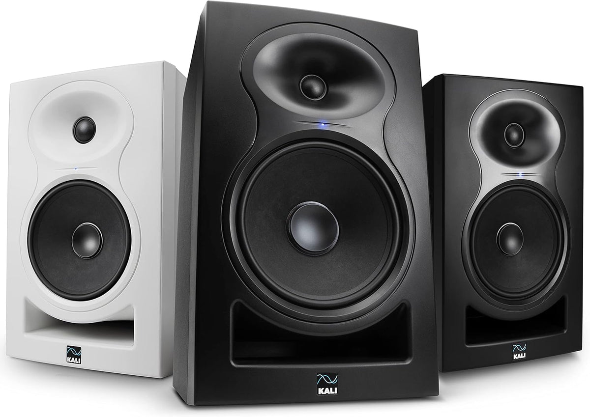 Kali Audio LP-6 2nd Wave luidspreker, studiomonitor (actieve naafmonitor, luidspreker met golfgeleidingstechnologie, basreflexsysteem, geen inherente ruis), zwart