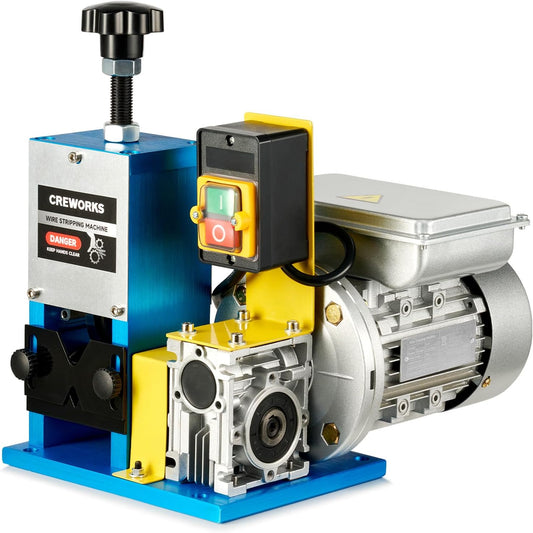 CREWORKS Elektrische kabelstripper, 180 W, 1,5-25 mm, automatische 5-kanaals kabelstripper, striptang, striptang, koperdraad, recycling
