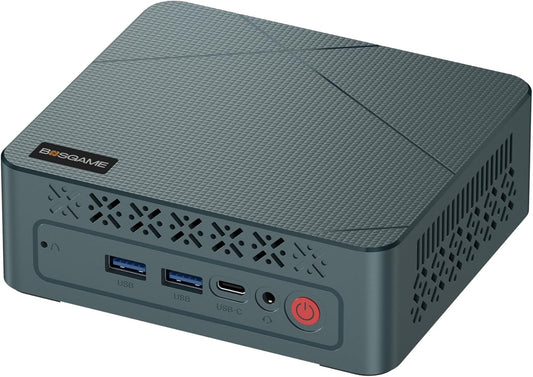 Mini PC – Compact PC – Desktop Computer – Small PC – Werkstation – AMD Ryzen 5 3550H 4C/8T 3,7 GHz – 16 GB DDR4 RAM, 512 GB PCIe NVMe SSD, Triple 4K@60Hz Uitgang