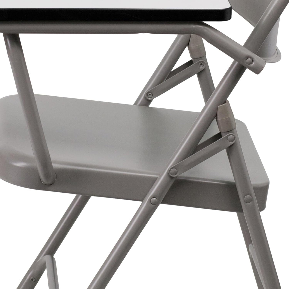 Flash Meubels Premium Staal Vouwstoel met Links Handed Tablet Arm