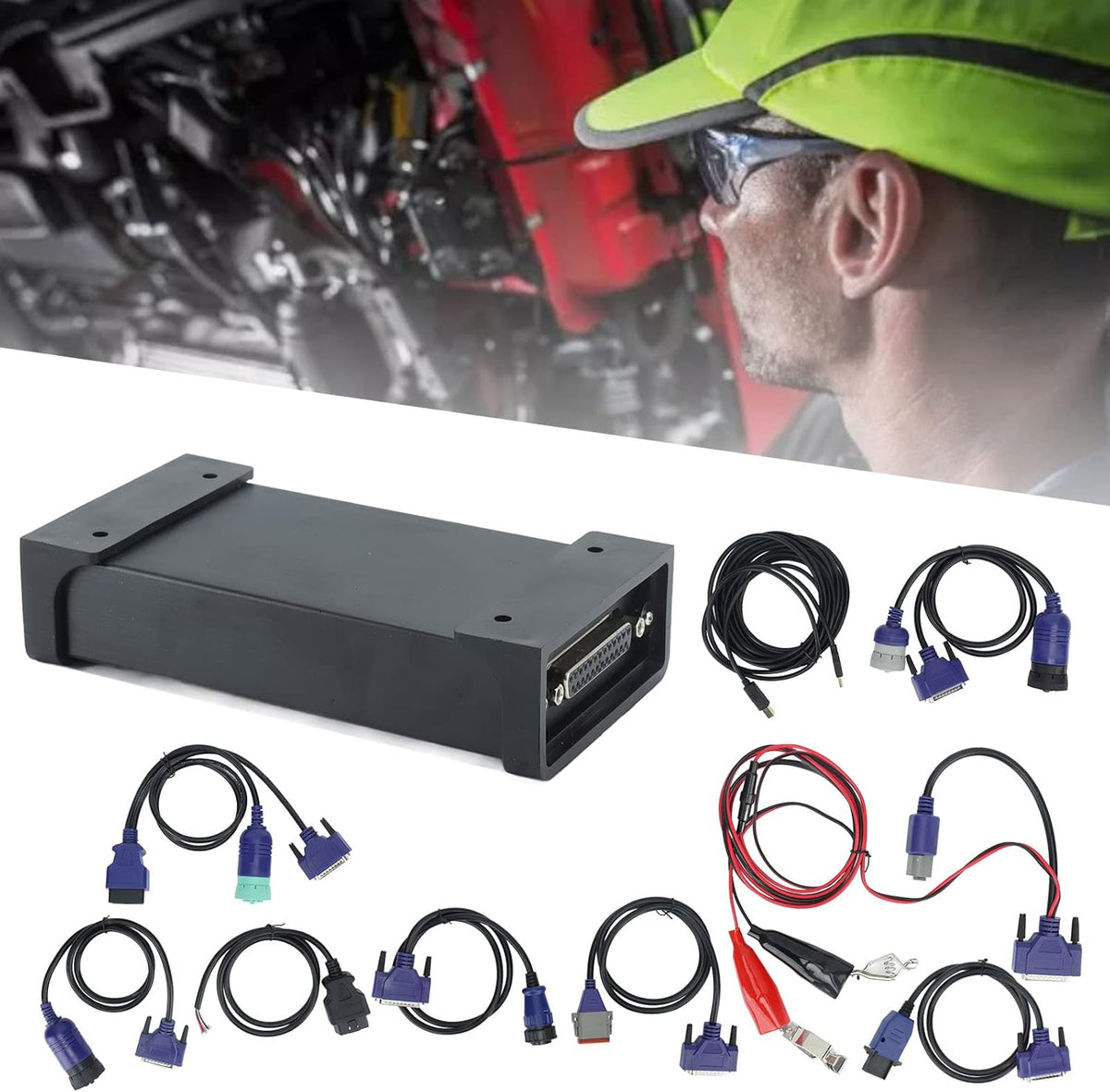 Aramox Truck Tool Belt Box Cnh Dpa5 Diagnostic Tool Voor New Holland Electronic Tools K-Line Kabel Cnh Est Engineering Dpa 5 Ondersteuning J2534 Truck Scan