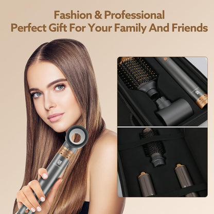6-In-1 Haardroger – Föhn – Haarstyler – Föhnborstel – Multistyler – 110.000 Omw/Min – 500 Miljoen Ionen