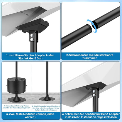 Starlink Gen 3 houder, verstelbare Starlink Gen 3 houder,