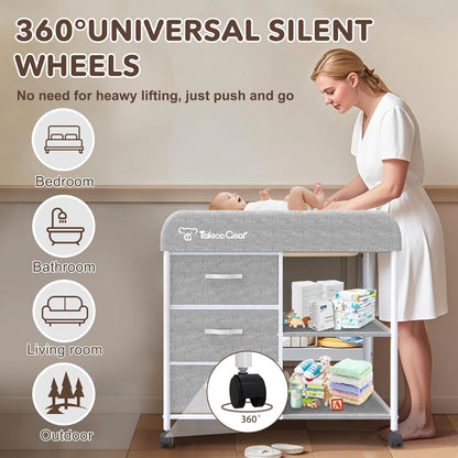 Opvouwbare babycommode