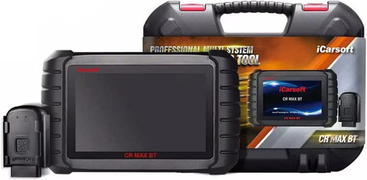 iCarsoft CR Max BT – auto-diagnosekoffer voor verschillende merken – authentiek model met Europese garantie – lezen/verwijderen – reset van verzorgingsproducten – injectoren – FAP
