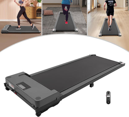 Under Desk Treadmill 3.0 PS Walking Pad Small Portable Treadmill for Office and Home Small Compact Treadmill Shock Absorbing Low Noise Max Load Capacity 150kg - QUORE
