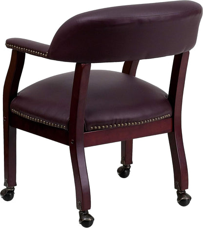 Flash Furniture Loveseats, schuim, leer, staal, hout, bordeauxrood ledersoft, 61 cm B x 60 cm D x 80 cm H