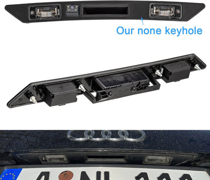 HD LED 170° groothoek kofferbakgreep achterklep achteruitrijcamera parkeercamera vervanging voor Audi A3 8P/8V 8PA S3 V6/A4 B7 S5/Limousine/RS4/A5 RS5/A6 C6 C5/A8 S8/Q7 4L/RS3/S4/RS6/Seat Exeo 3R2/V W
