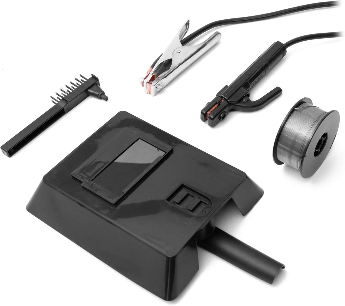 IPOTOOLS MIG-160ER MIG Lasapparaat, MIG MAG Lasapparaat, 160 ampère, voor FLUX/vuldraad en Elektroden, MMA, digitaal display, IGBT-technologie, 230 V