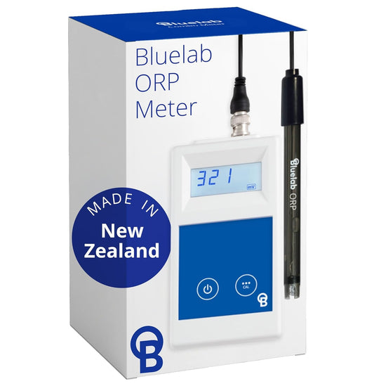 Bluelab ORP-meetinstrument – draagbare redoxpotentiaalmeter (ORP) met verlicht display, verwisselbare sonde en 2 m kabel voor bewaking van de waterkwaliteit
