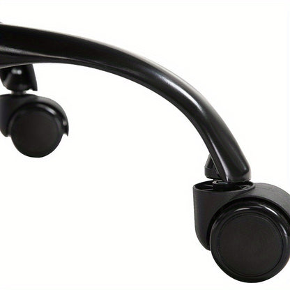 Bureaustoel – Office Chair – Kantoorstoel – Draaistoel – Verstelbare Stoel – Ergonomisch – 150° Kantelbare Rugleuning – Inklapbaar – Grijs – Roestvrijstalen Frame – Max 135 kg