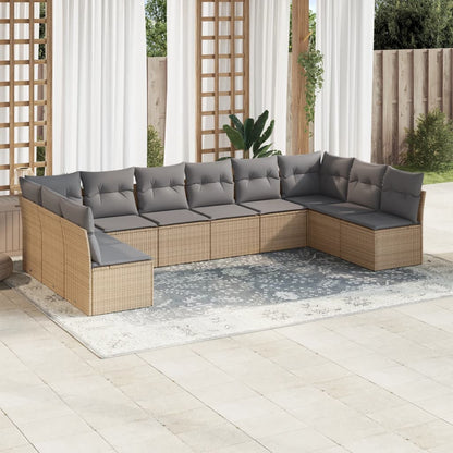 Loungeset – Loungesets – Tuinset – Tuinmeubelen – Loungehoek – Modulaire Opbouw – Weerbestendig PE Rattan – Comfortabele Afritsbare Kussens