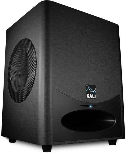 Kali Audio WS-6.2, actieve studio-subwoofer (dubbele 6,5 inch lange hub-woofer, ruimtebesparend premium design, geluidsdruk tot 120 dB, indrukwekkende frequentierespons van 27 Hz), zwart