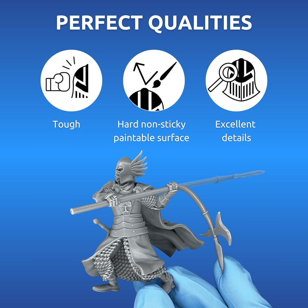 3D-printhars – 3D Printhars – 3D Printerhars – UV Hars – Resin Hars – Snelle Uitharding – Robuuste Hoge Resolutie – 1 Liter Grijs