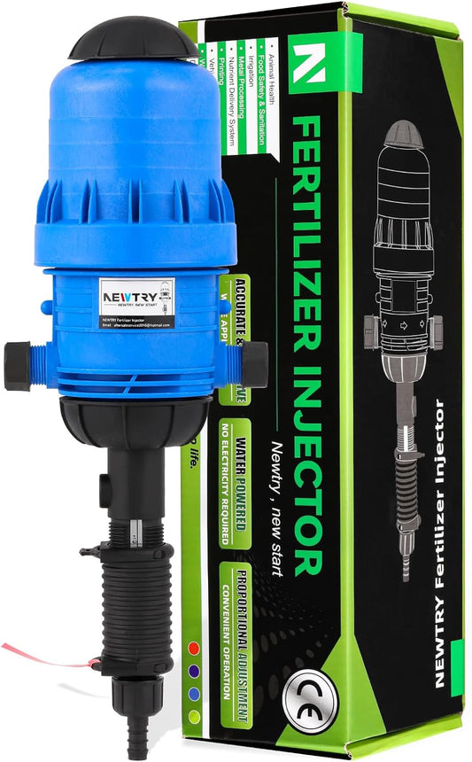 Wateraangedreven Doseerpomp 0,4% Tot 4% – Meststofinjector – Kunstmestinjector – Hydraulische Injector – Proportioneerpomp – Zonder Elektriciteit – 3/4 Inch Aansluiting