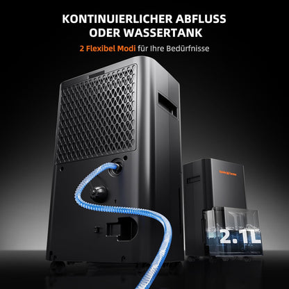 SPIDER FARMER Grow Box 12L/24H elektrische luchtontvochtiger met afvoer- en ventilatiepijp, automatische ontdooiing, 24-uurs timer, ideaal voor kweektent