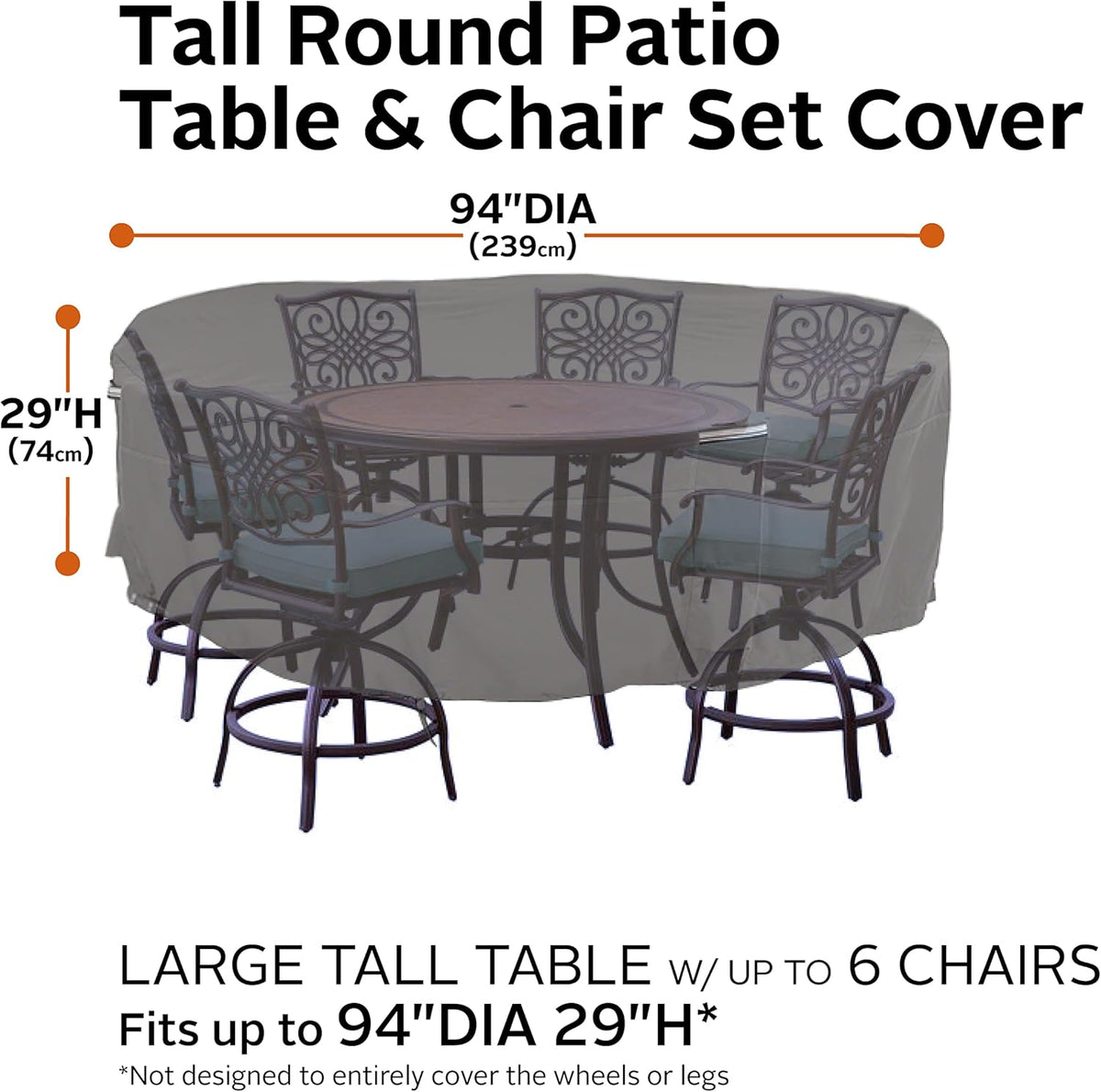 Classic Accessories Ravenna Patio tafel en stoel, rond