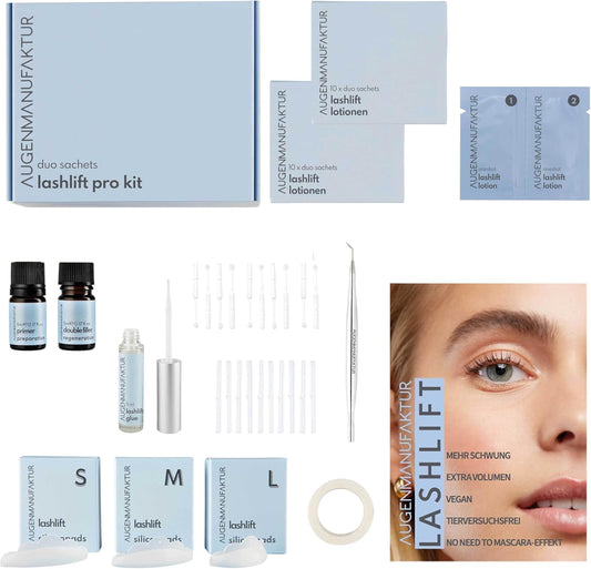 Eyecatchage wimperlifting starterset voor lange volumineuze natuurlijke wimpers Sachet Profi Set