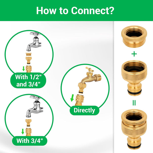 Tuinslang - Uitrekbare Tuinslang - Tuinslangset - Flexibel - Waterslang - Metalen Tuinslangpijp - met 8 Functies - Sproeier - Lekvrij - Anti-Roest - Duurzaam - Gemakkelijk op te Bergen - 50m - Zwart
