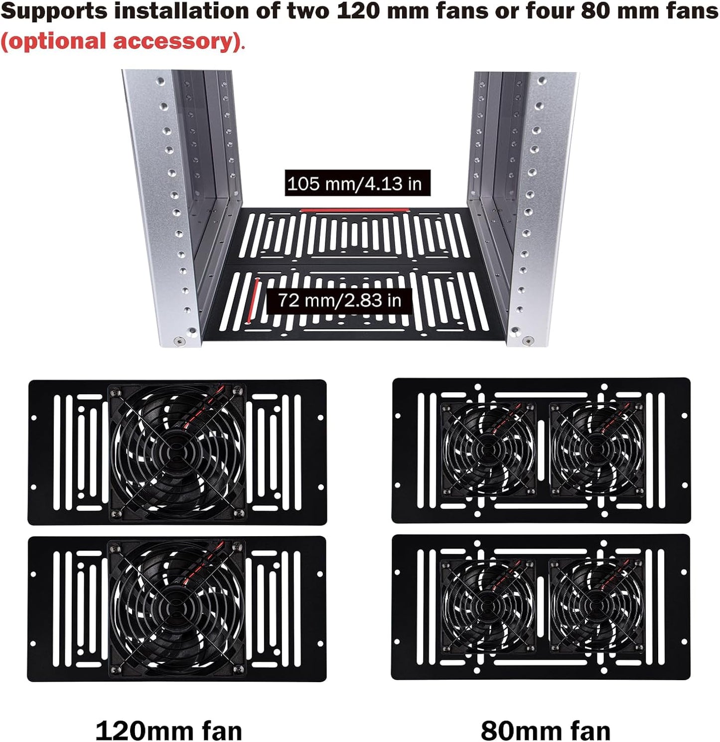 10 Inch 12U Rackkast Zilver – Serverrack – Netwerkrack – Patchkast – AV-rack – Open Frame – 260 mm Diep