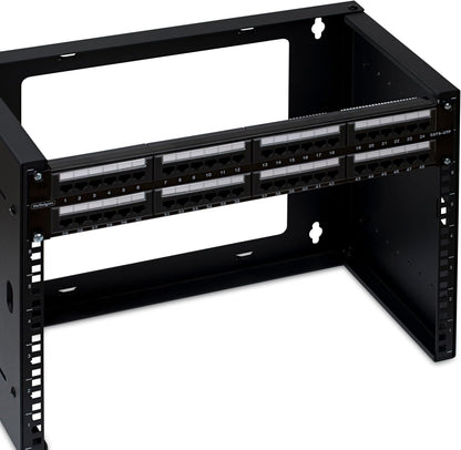 StarTech 48-Port 2U Rackmonteerbaar Cat6 Patchpaneel, RJ45, UTP, 110 Type, Cat 6 Ethernet Patch Paneel voor Netwerk Rack